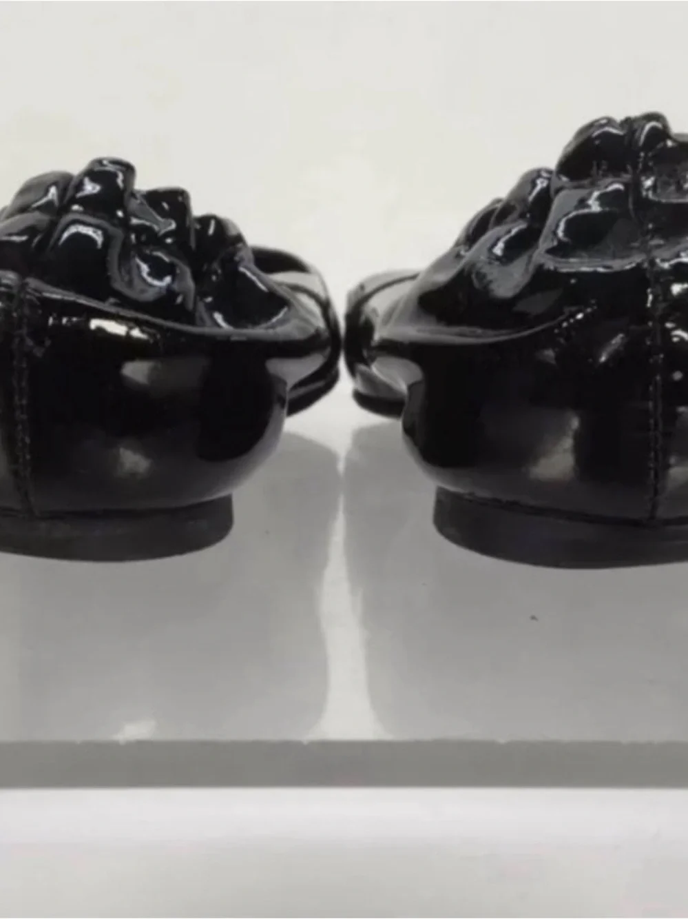 Black Patent Leather Women's Ballet Flats
